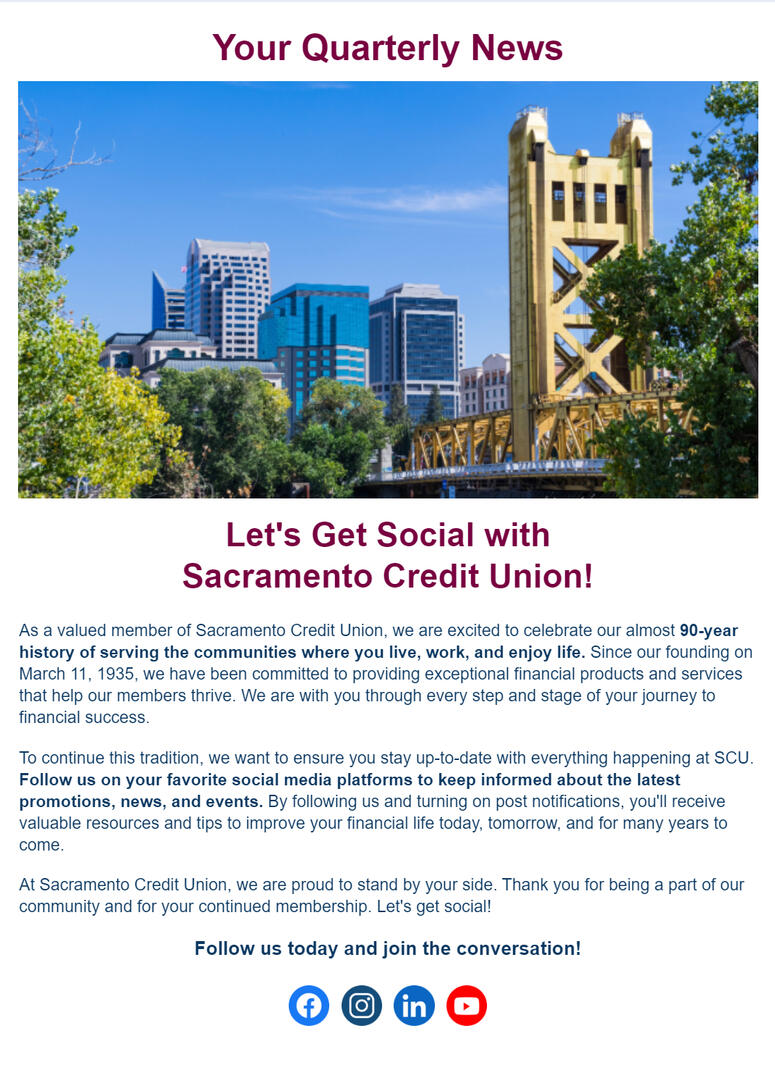 Quarterly Newsletter