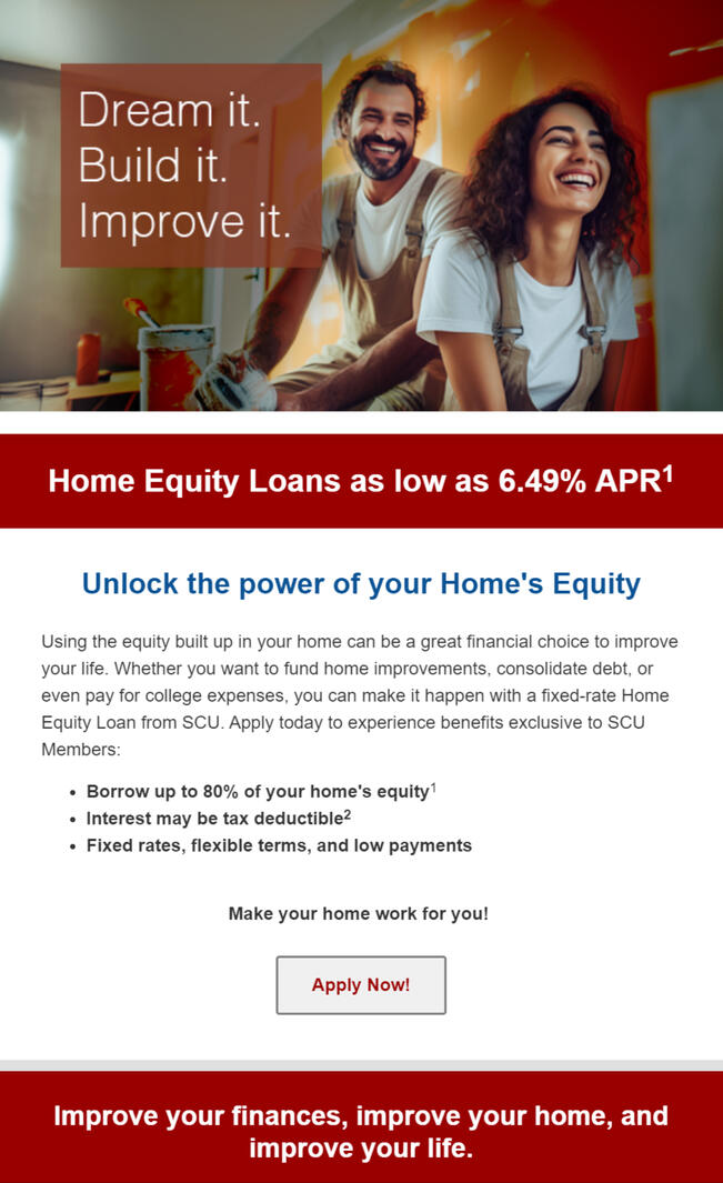 Home Equity Email